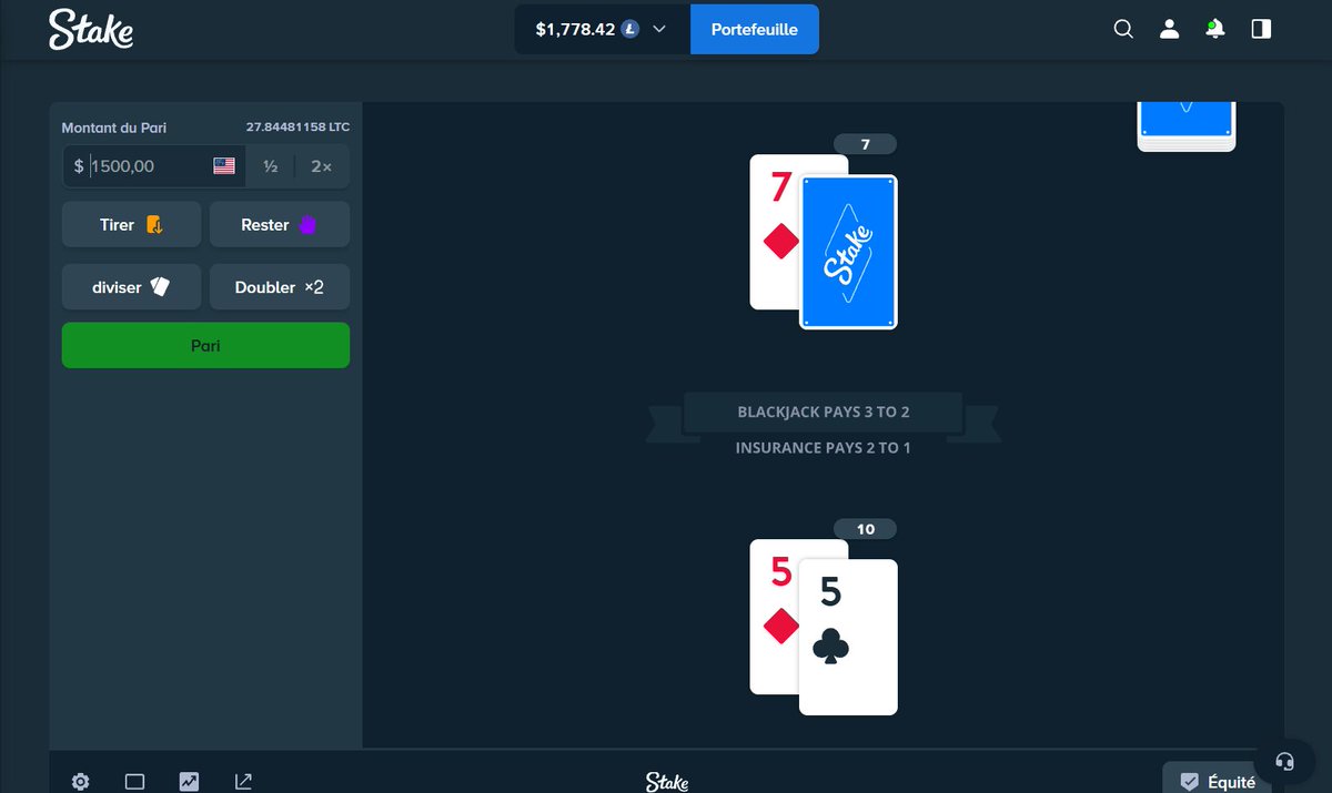 Hey guys, I got this blackjack hand, what should I do? 
Double? Hit? Split? 🎲🤔

 $50 × 4 💸
🔁RT 
❤️Like  
✍️drop your <a href="/Stake/">Stake.com</a>  username 👇
If you don’t have a Stake account and want to enjoy exclusive bonuses 🚀 link in my bio 
Good Luck ! 🎁