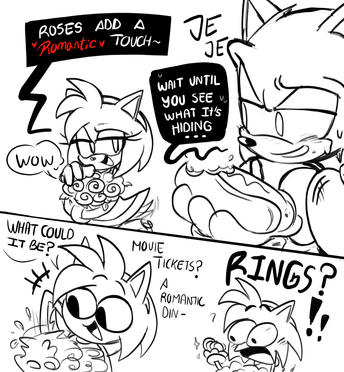 Se conocen demasiado bien👁️
#SonAmy #SonicTheHedgehog #amyrose #sonic #sth