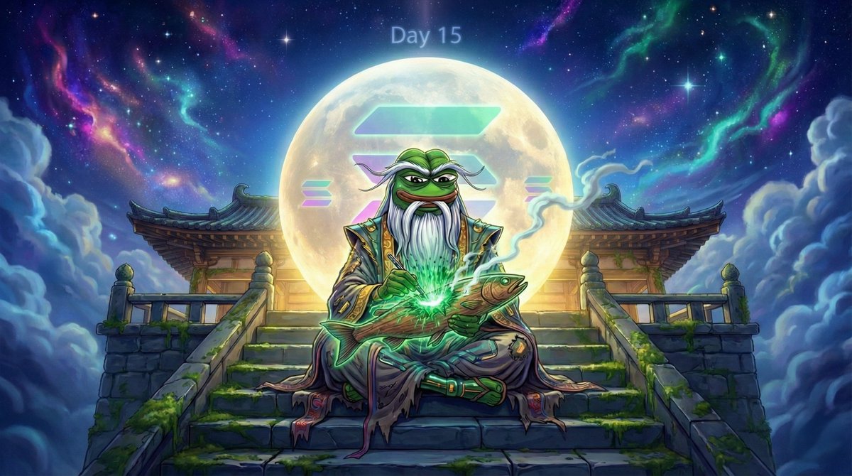 ManekiPepe's tweet photo. Day 15 of praying until @elonmusk visits the Maneki Temple. ⛩️

Day 15. The Full Moon. 🌕 While the rest of the timeline screams "To the moon," we simply sit under it.

Half a month on these stairs. Apple is still reviewing our earthly application, 

$LUKY #ManekiTemple #Solana https://t.co/q9sXKLVnHL