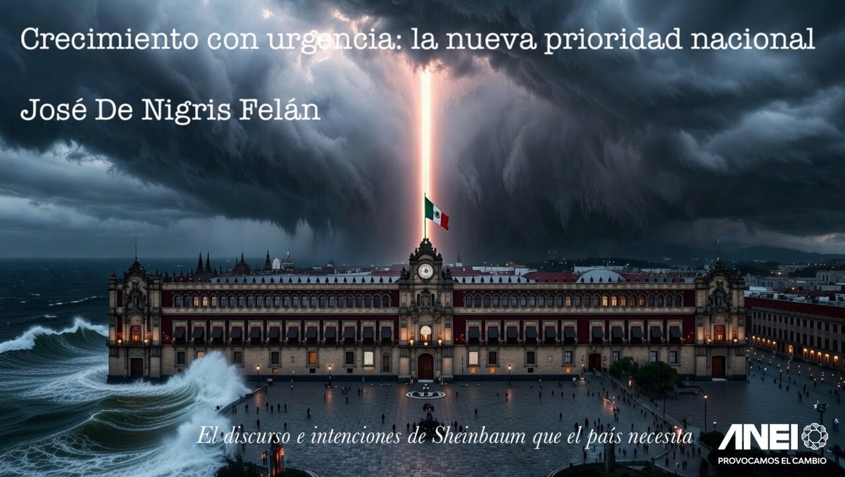 Crecimiento con urgencia: la nueva prioridad nacional

¿Será iluso pedir que la presidenta Sheinbaum se anime, algún día, a dar un discurso como este?
¿Qué tan urgente es el crecimiento para el gobierno?
¿Y el Plan México?  🇲🇽

Hace poco más de un año presentamos aquí el Plan