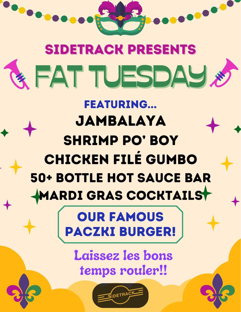 Fat Tuesday at the ’Track.....