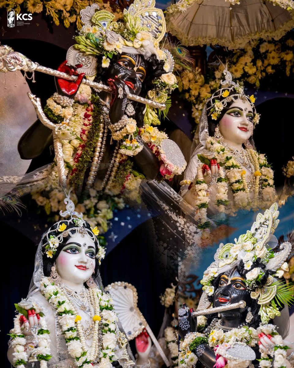 So Kṛṣṇa is sometimes with Rādhārāṇī, so we worship Kṛṣṇa-Rādhā, Rādhā-Kṛṣṇa in our temple. 

Śrīla Prabhupāda's Lecture on Bhagavad-gītā -7.1, Sydney, February 16, 1973