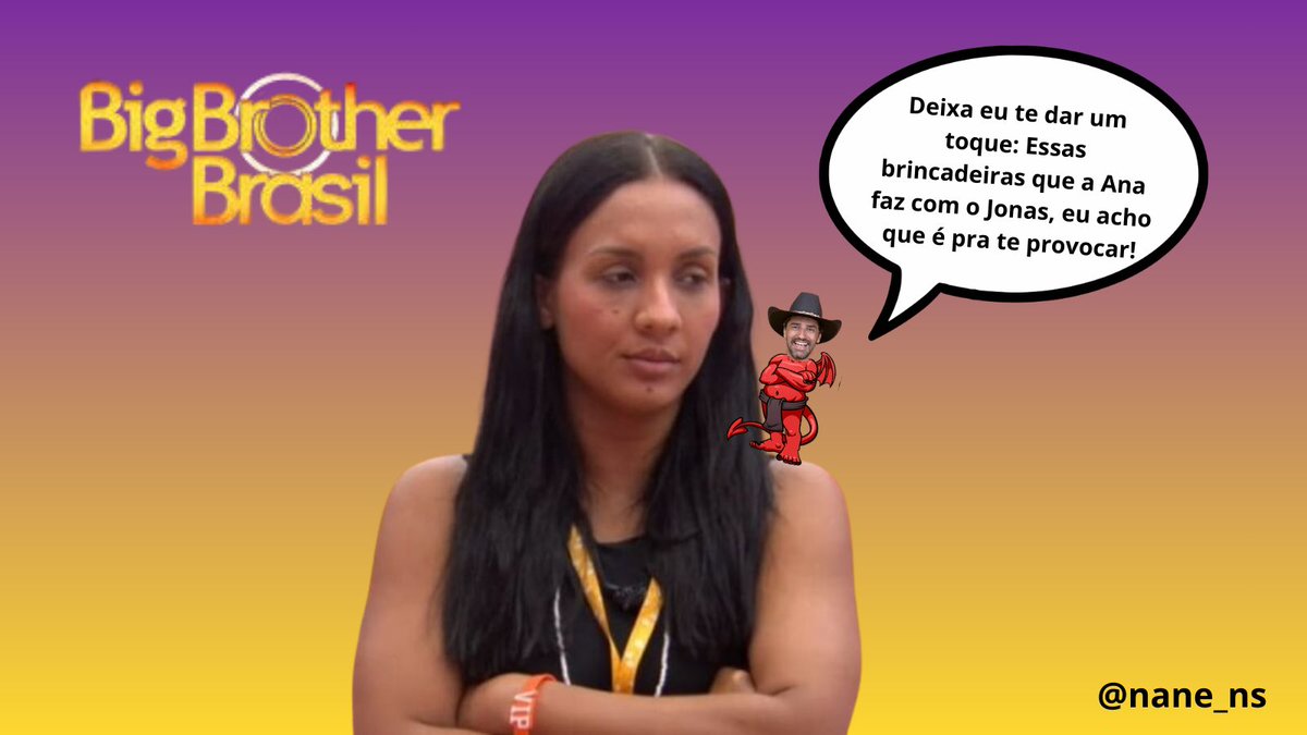 NaneNS's tweet photo. “Se pudesse escolher, entre o bem e o mal…”
#BBB26 https://t.co/SbNF4Cs1Mg