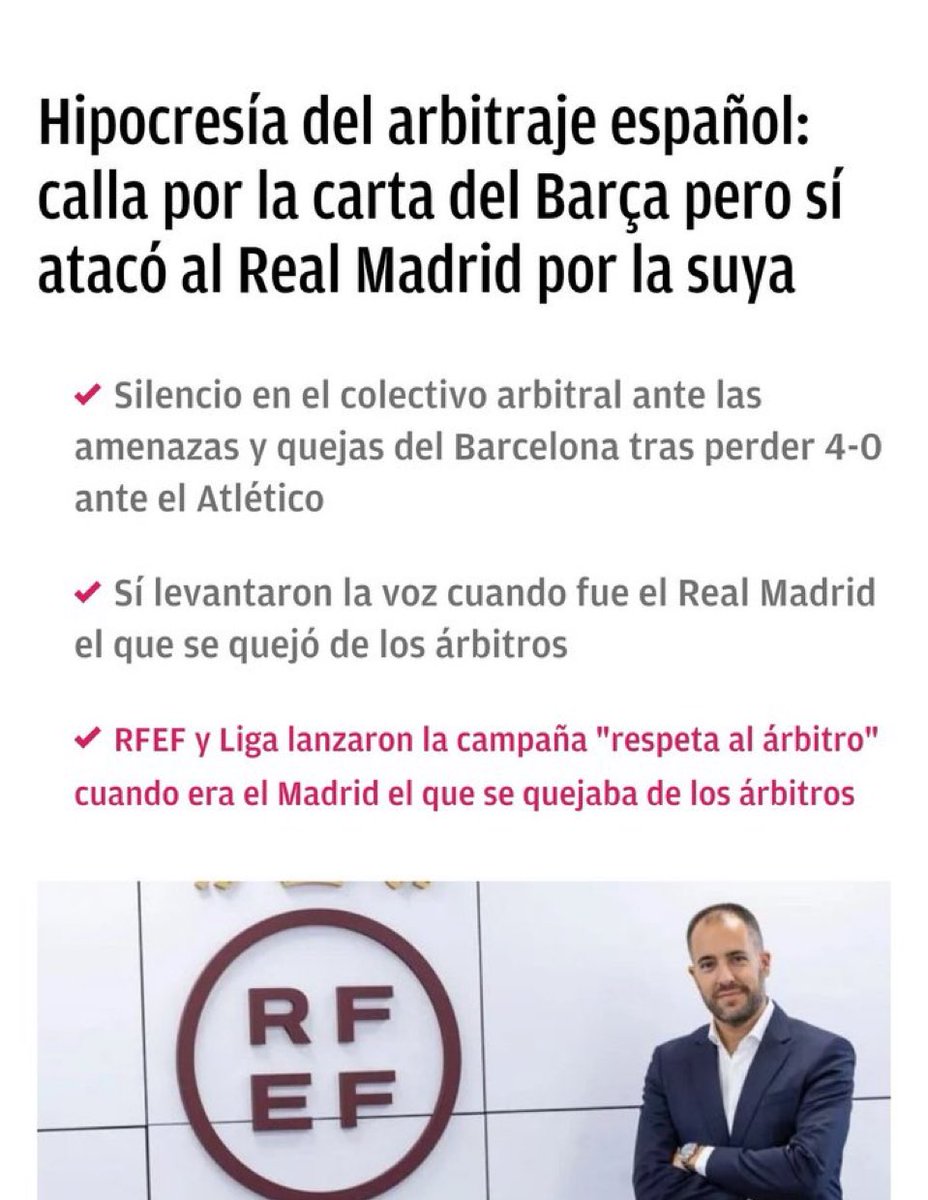 ¿Dónde están ahora los demás clubes para denunciar al FCB?
¿Dónde están ahora los árbitros para salir llorando a RDP?
¿Dónde está ahora el sindicato de los árbitros para denunciar al FCB?

Silencio sepulcral.

Viene perfecto para definir la competición asquerosa que tenemos.