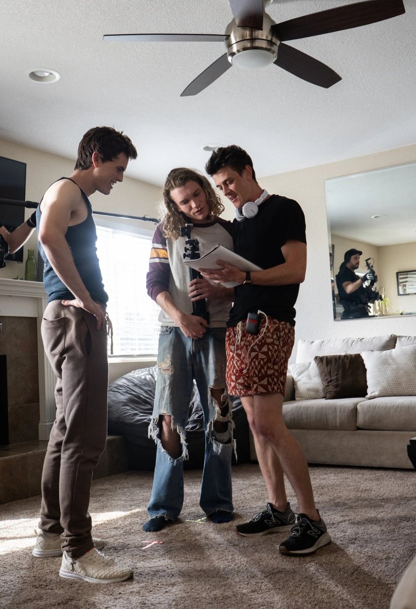 Connor Storrie during the filming of the movie Riley (2023). 🔗 For more ...