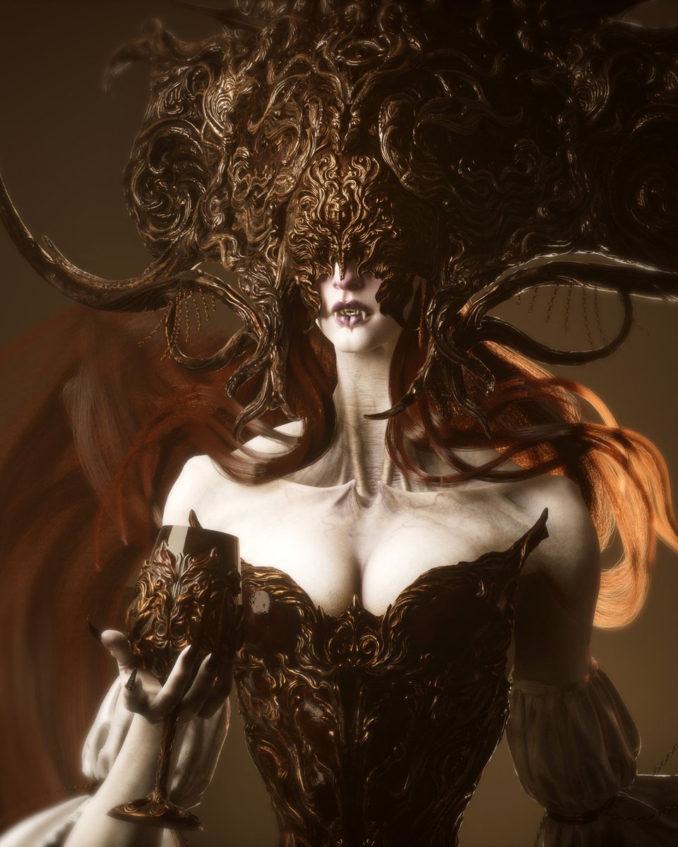 M3DS_Academy's tweet photo. Vampire Queen - by Alexandra Boshevska
An elegant yet haunting character brought to life in 3D 🦇👑
Alexandra’s latest work showcases stunning attention to detail — from the intricate headpiece and corset to the flowing lace dress and ethereal atmosphere. Rendered beautifully in Unreal Engine, this piece captures both grace and darkness in perfect harmony.

Check out the full project on ArtStation 🔗 https://t.co/zafRgmtW3r
#M3DSAcademy #3DArt #CharacterDesign #VampireQueen #ZBrush #SubstancePainter #UnrealEngine #DigitalSculpting #3DCharacter #FantasyArt #CGI #3DModeling #ArtStation #AlexandraBoshevska