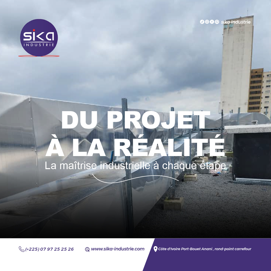 SikaIndustrie's tweet image. De l’idée à l’impact :
Conception. Fabrication. Contrôle. Performance.
La méthode 𝗦𝗜𝗞𝗔 𝗜𝗡𝗗𝗨𝗦𝗧𝗥𝗜𝗘.

--------------------- 
📞 (+225) 07 97 25 25 26 
📧 infosikaindustrie@gmail.com
🌐 Liens &amp;amp; contacts : linktr.ee/sikaindustrie 
#SikaIndustrie #IsolationThermique