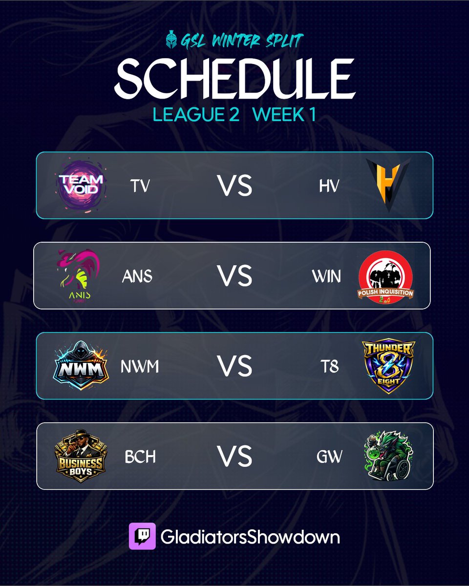 Gladiators Showdown tweet media