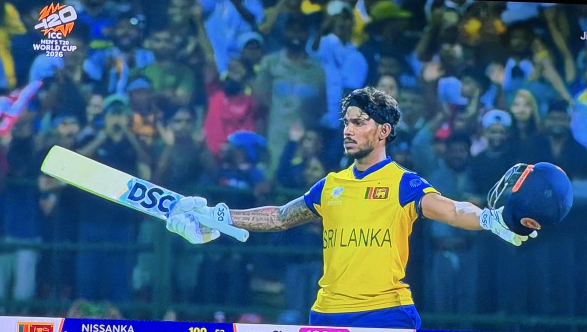 Vimalwa's tweet photo. How many of us are aware that #Nissanka is one of the rare modern international cricketers who has scored hundreds in each formats and also a T20 WC hundred?
Also among the rare ten in World who have ODI double tons too! https://t.co/obLzNe9zRF