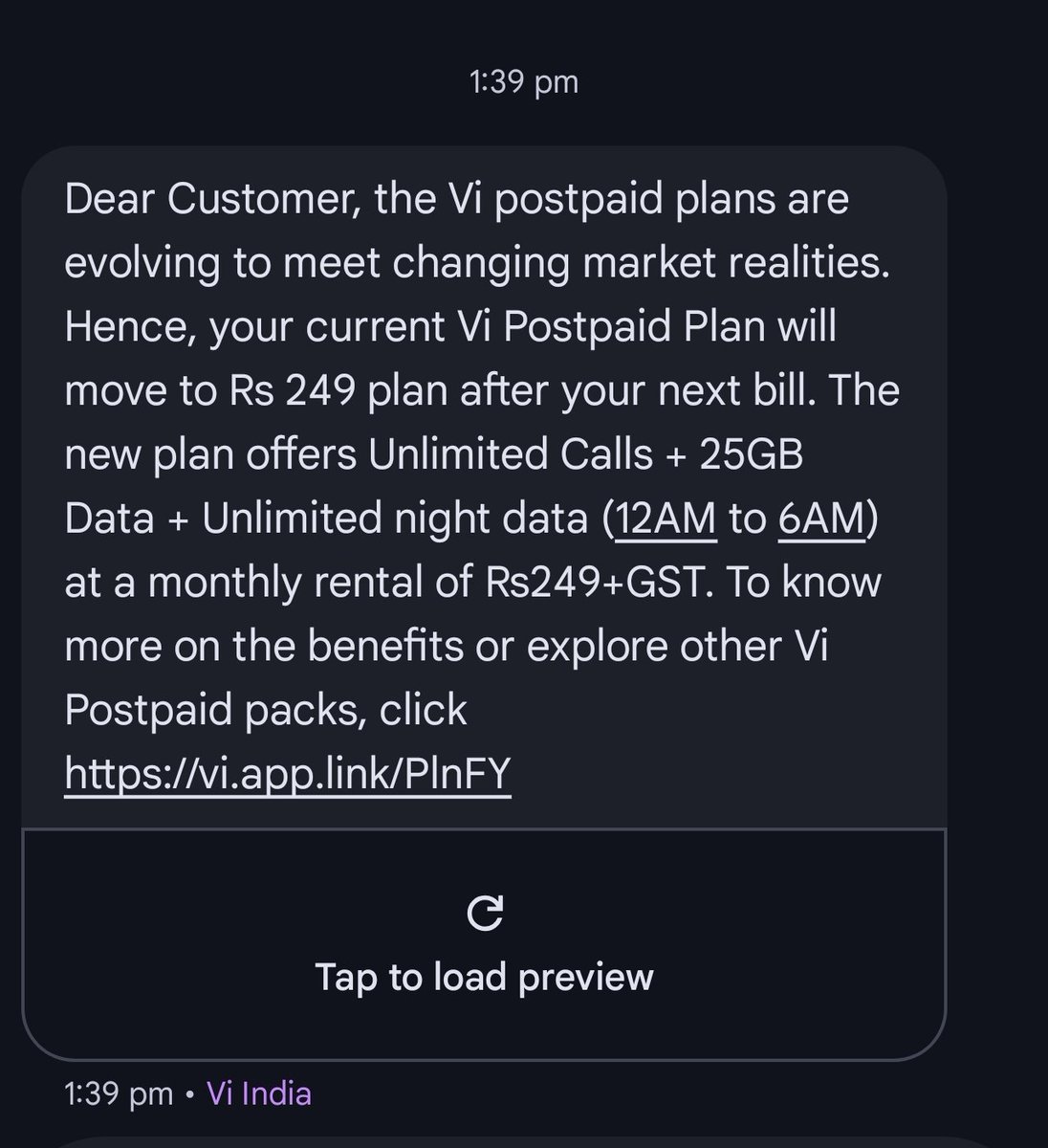 FlashNewstech's tweet image. Vi says the plan is “evolving” 😅
Translation: ₹249 + GST from next month — automatically!
Unlimited calls ✔️
25GB data ✔️
Bill surprise ❗
Where’s the customer consent? 🤔
#ViIndia #Postpaid #PlanUpdate #TelecomNews #ConsumerRights