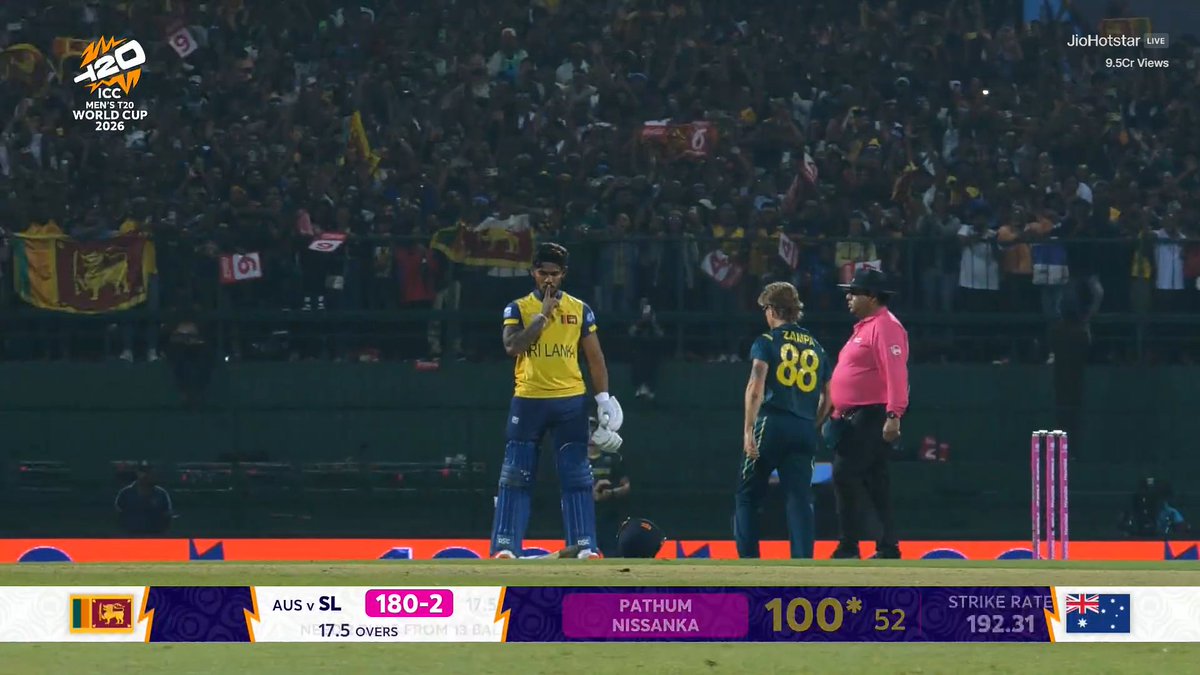 > jersey no. 18
> scored a T2OI WC clutch knock vs Australia
> gave a shut up call celebration
> carried an asian team into the next round

Thank you Pathum Nissanka for taking us to this nostalgic ride❤️🥹