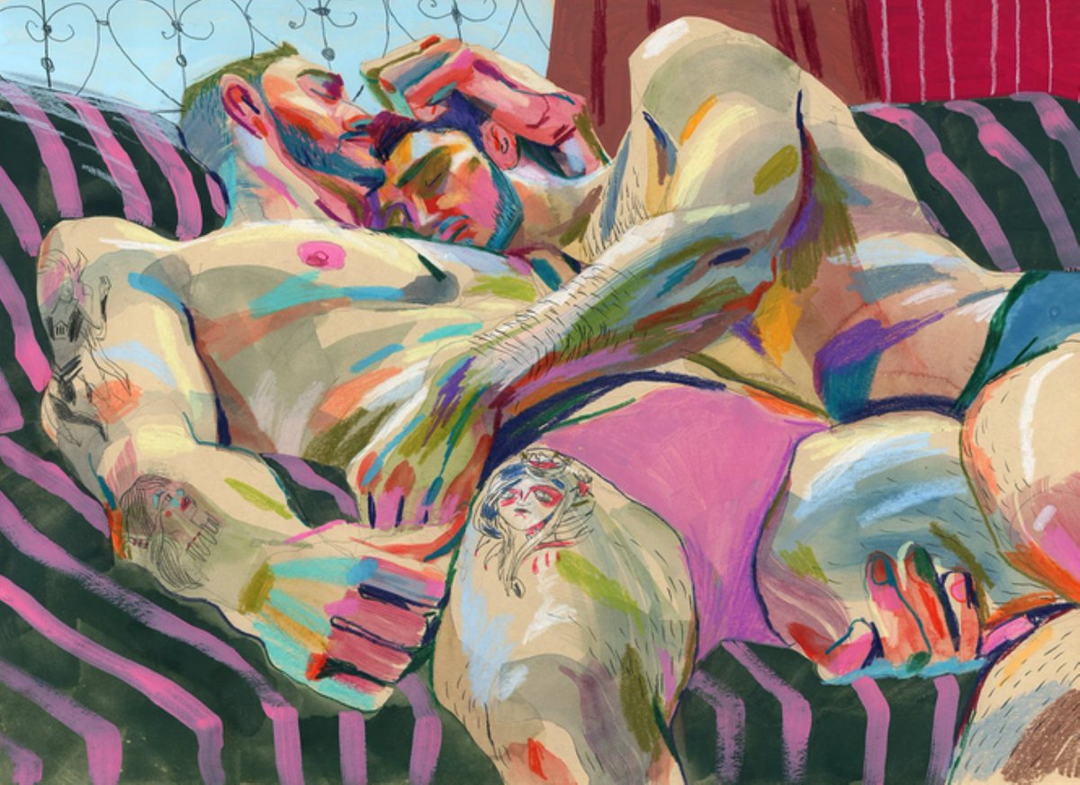 Daniel Torrent.b.1974. Barcelona,Spain. Sleep 07. Pencil and ink on paper.