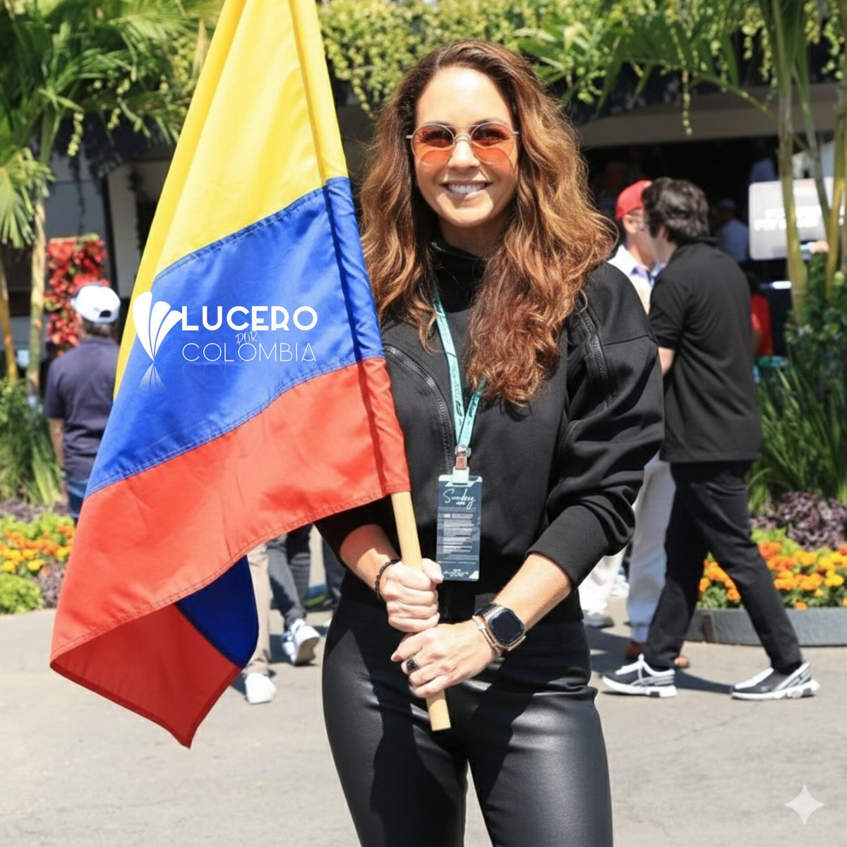 LuceroXColombia's tweet photo. El cariño de tus fans demuestra por qué sigue siendo la "Novia de América". ¡Un amor que traspasa fronteras! Colombia te ama @LuceroMexico 💛💙❤️ #LuceroEnColombia #LuceroContigo https://t.co/eBPEeKr6B6