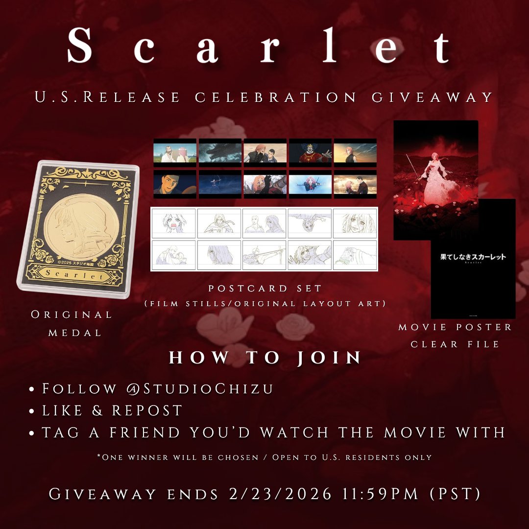 Studio CHIZU → “Scarlet” Coming Soon Worldwide tweet media