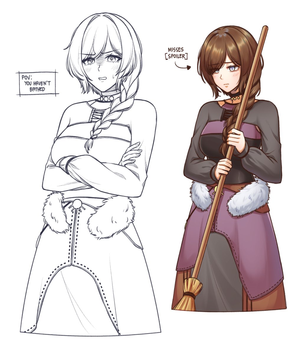 Dahlia. 👍 (I forgor how to color)
I love her.. #osrpart