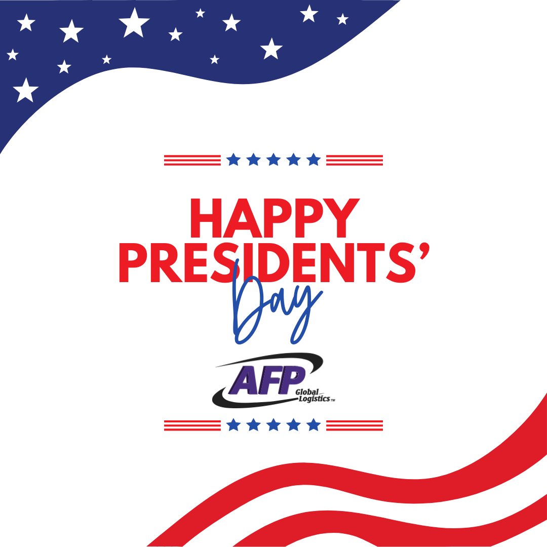 Honoring the leadership, service, and vision that helped shape our nation.

This Presidents' Day, our team at AFP Global Logistics is grateful to support the businesses that keep America moving forward every day.
