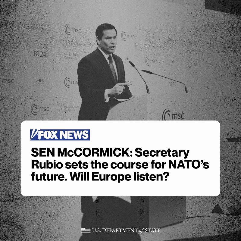 StateDept's tweet image. The civilization that gave the world
Beethoven, established the rule of law, built the Sistine Chapel, and circumnavigated the globe must cast off the shackles of shame and self-doubt.

Europe must reverse its decline. 

Europe must survive.