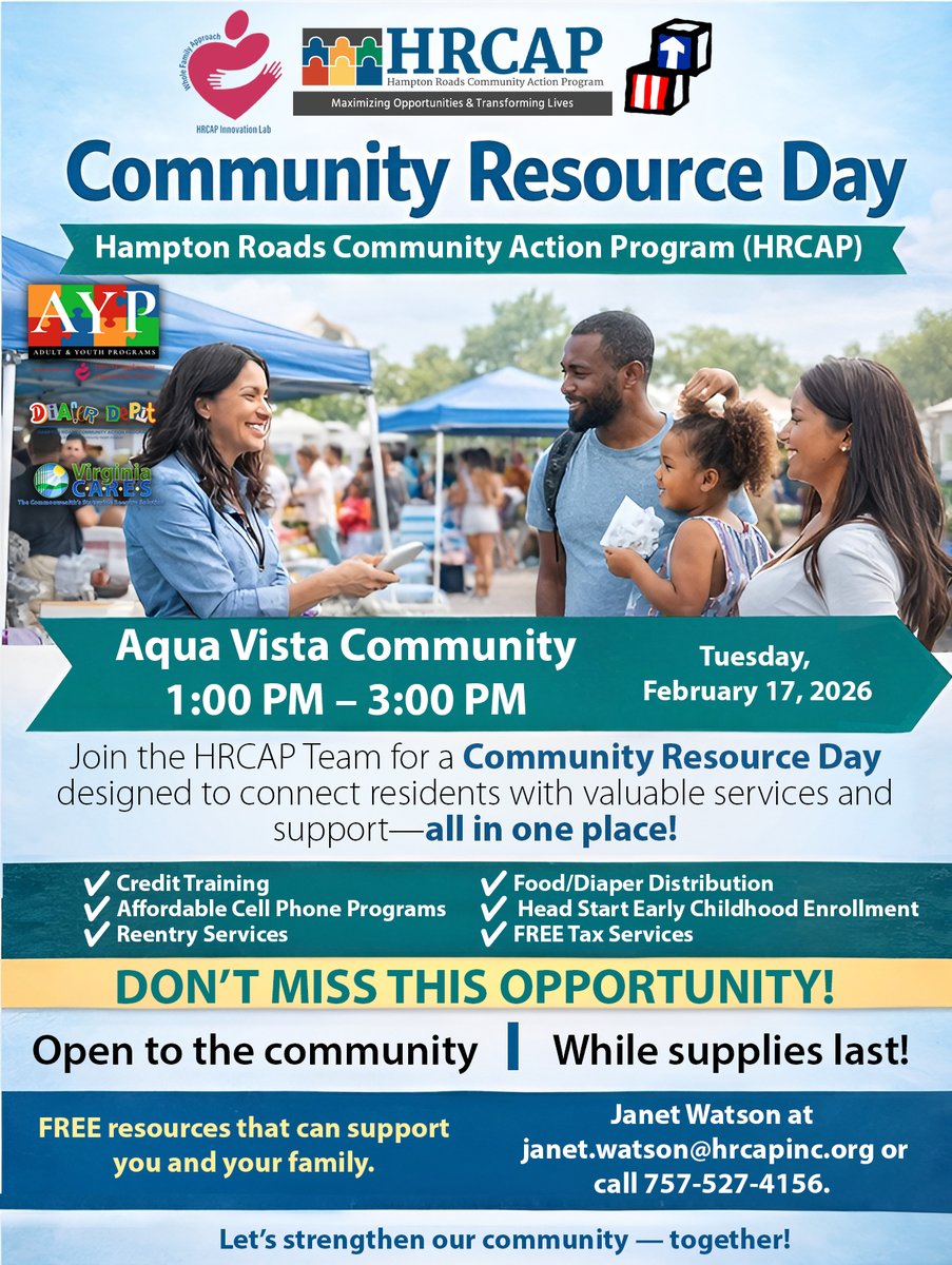 Hampton Roads Community Action Program (@hrcap_official) / Posts / X