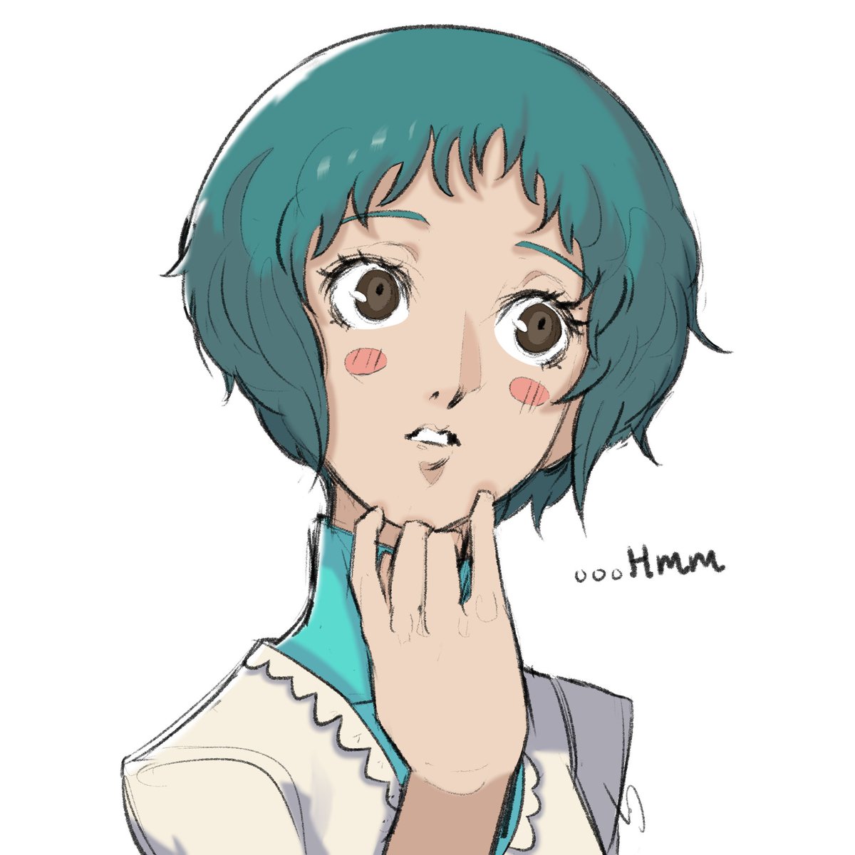 For the 16th day of Fuuka February, I decided to color the Fuuka art that Xeeoh made. It looks good as always, I tried mimicking the Reload style and I did good with the clothes