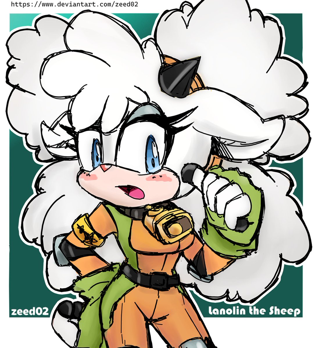 Lanolin the Sheep Riders 💚💛🤍What other Riders version do you