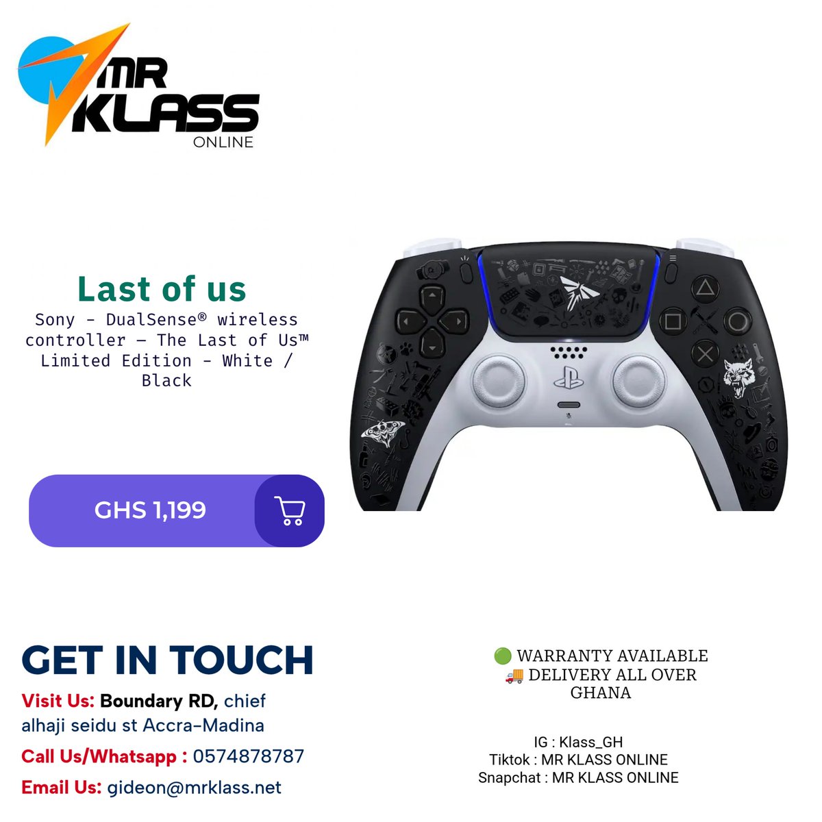 Sony - DualSense® wireless controller – The Last of Us™ Limited Edition - White / Black

 #playstationgamers #nintendoswitchaccessories #pcgaming #onlyonplaystation #xboxone