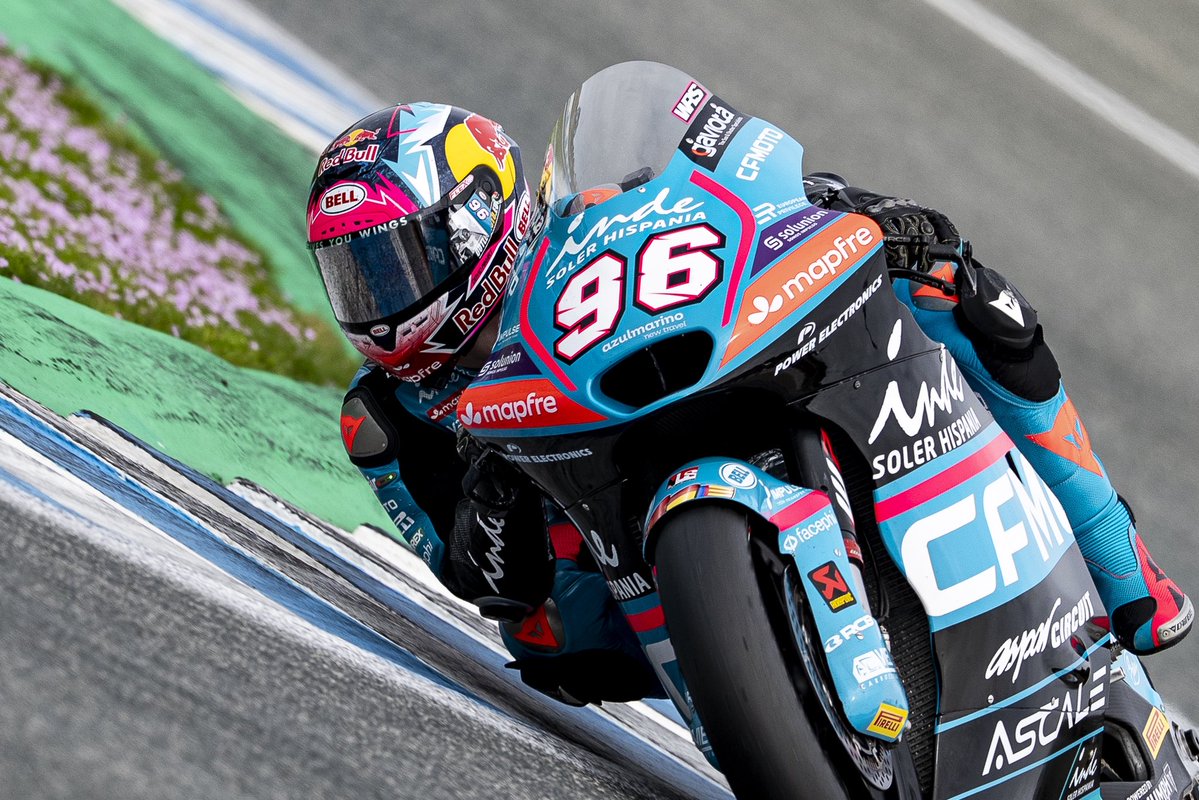 Jerez test day 1 🏁

🅿️2️⃣ David Alonso 1:39.240 (+0.152, 82 laps)
🅿️9️⃣ Dani Holgado 1:39.564 (+0.476, 78 laps)