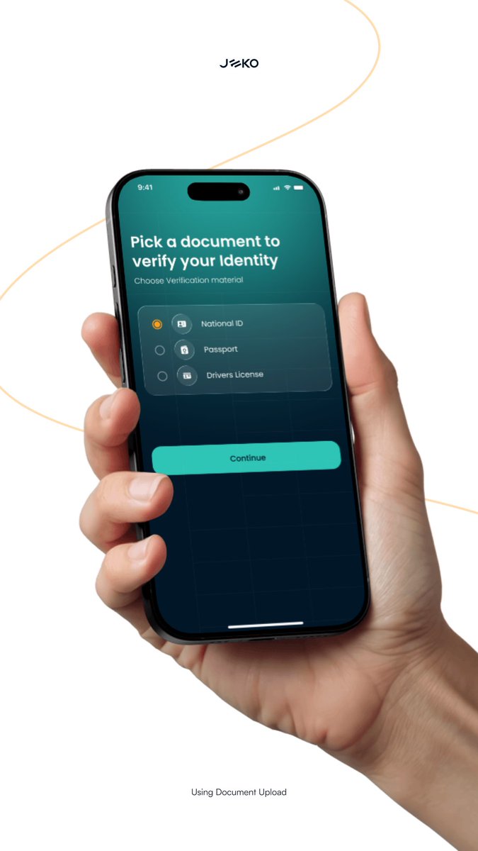 jekodesigns_'s tweet photo. Day 15 -KYC Flow Screens for a Web3 wallet✅👨🏻‍💻

Used @coolors_co to generate this beautiful color combo
Screen 1: users can select from 2 options on their preferred verification options
Screen 2: Users can select the document they wish to upload for verification 
Screen 3: and upload success is prompted (after a successful upload)

I focused on aesthetics and clarity on this one ☝️