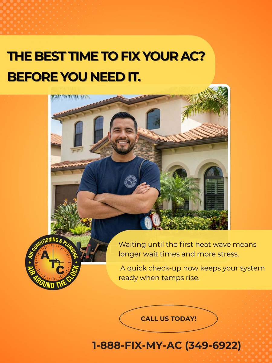 Air Around The Clock AC & Plumbing tweet media