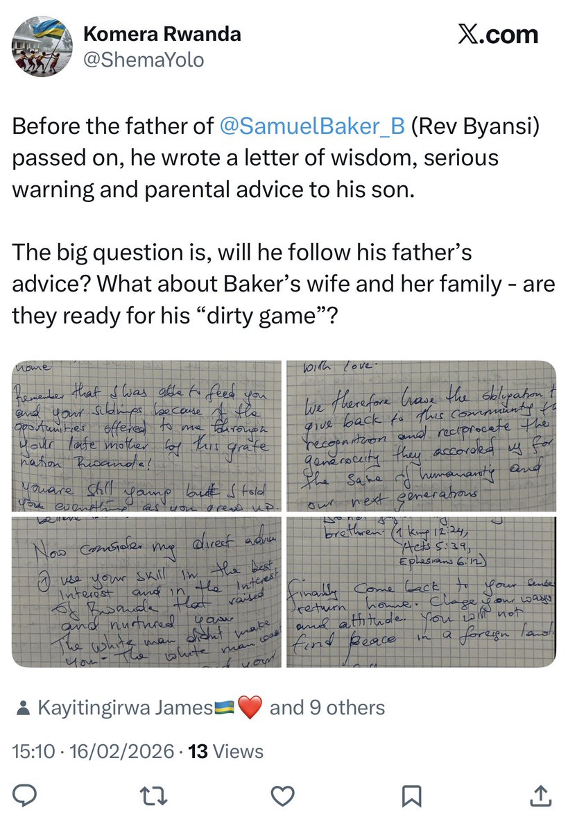 Samuel Baker BYANSI tweet media