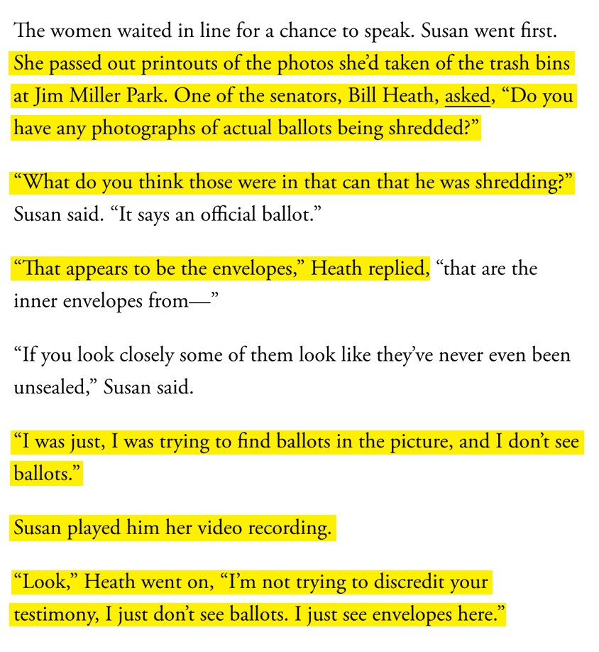 They want you to believe this shows ballots being destroyed – it does not.

It was taken by a Georgia GOP official &amp; shows absentee ballot envelopes being disposed of, following the law.

After the 2020 election, Georgia GOP State Senators confirmed it was envelopes, not ballots.