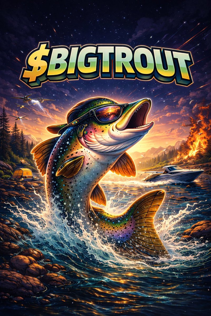 If you haven’t yet just buy some $bigtrout and thank me later trust trust trust
