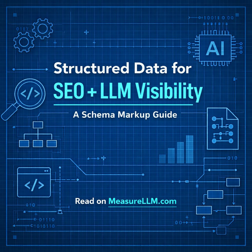MeasureLLM's tweet photo. Most brands think AI visibility is only about content.
It’s also about clarity.
Structured data is one of the simplest ways to make your pages easier to interpret for search and AI systems.
Full guide: https://t.co/go5j0o3LFX
#SEO #GEO #AEO https://t.co/ANHz1WXegI