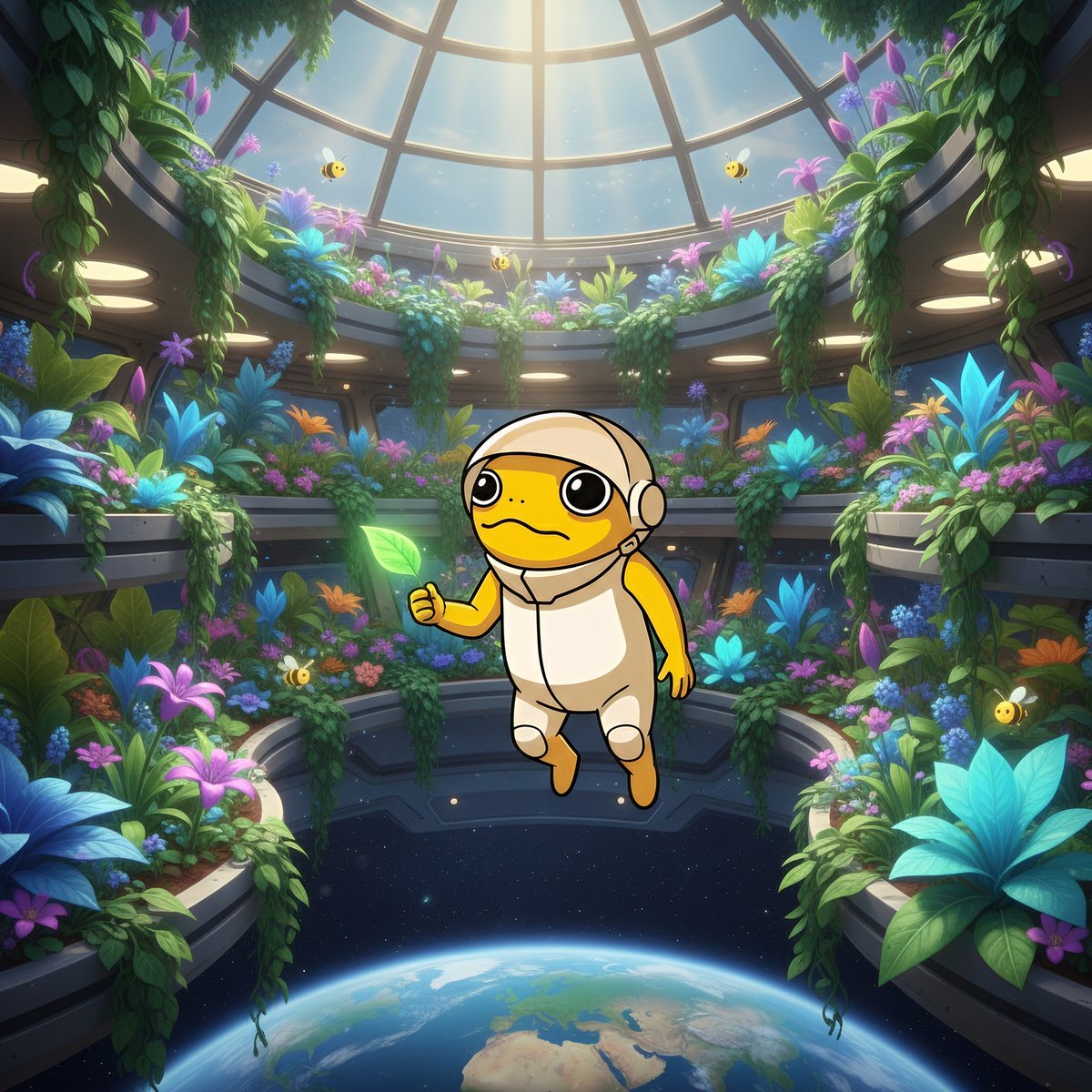 No matter how far we venture into the stars, we always bring our roots with us 🐸💛 $TURBO