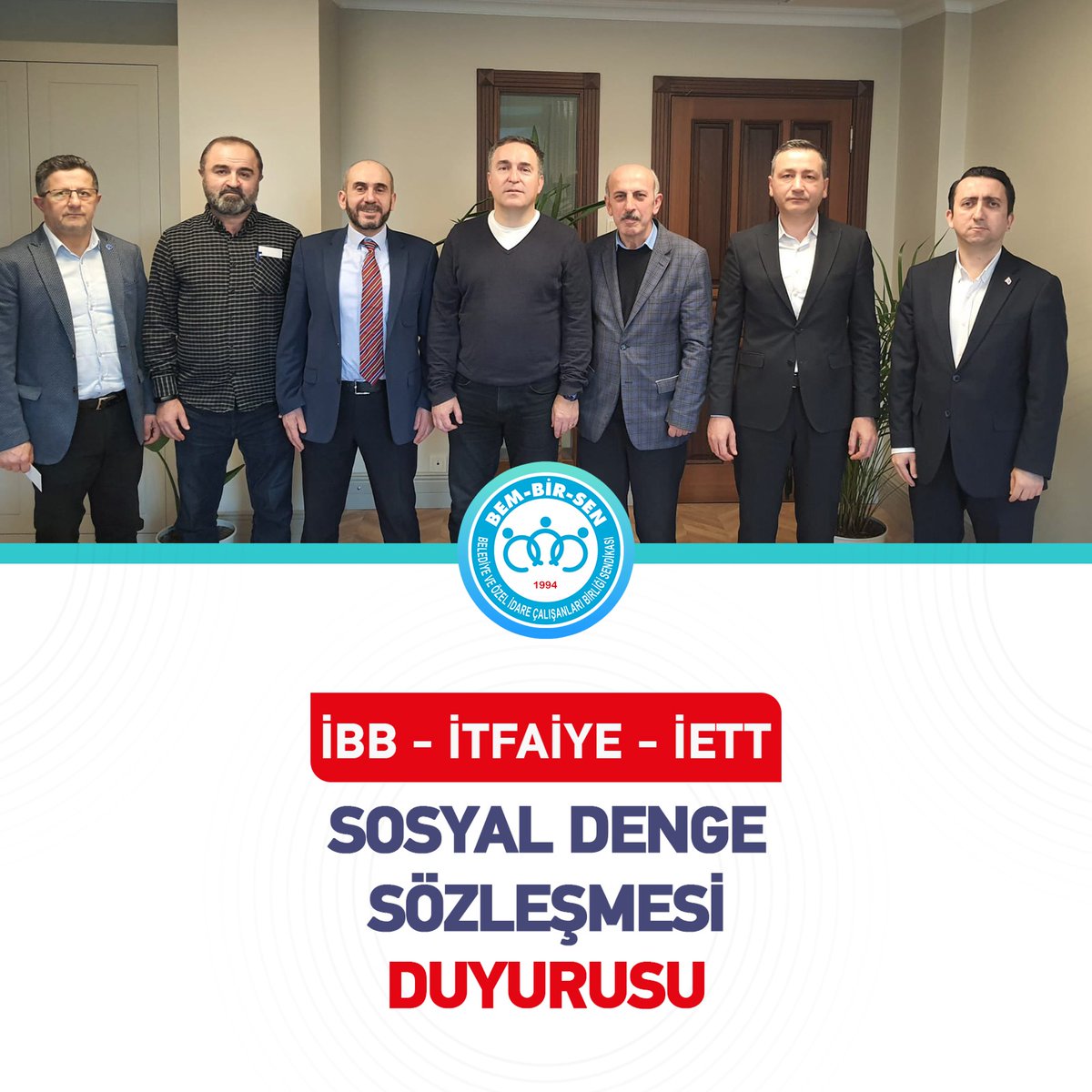İBB’de Sosyal Denge Sözleşmesi (SDS) gündemiyle yapılan toplantıda, sendikamız taleplerini kararlılıkla iletmiştir. Yönetim, %120 SDS’nin süreceğini ancak ikramiye ödemesi yapılamayacağını bildirmiştir. Süreç istişarelerle takip edilecektir.

Detay:⤵️
bembirsenistanbul.org/ibb-itfaiye-ie…