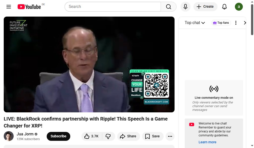 Scam_Wipe's tweet image. 🚨 #Scam ALERT 🚨
🎥 Fraudulent stream detected: youtube.com/watch?v=gcHA8_…

Topics: #Deepfake #Streamjacking #CryptoScam #DigitalFraud
Tagging for awareness:
📢@VitalikButerin @bgarlinghouse @CyberSecMonth @_SEAL_Org

Stay vigilant and avoid suspicious links!
📩 Report scams to