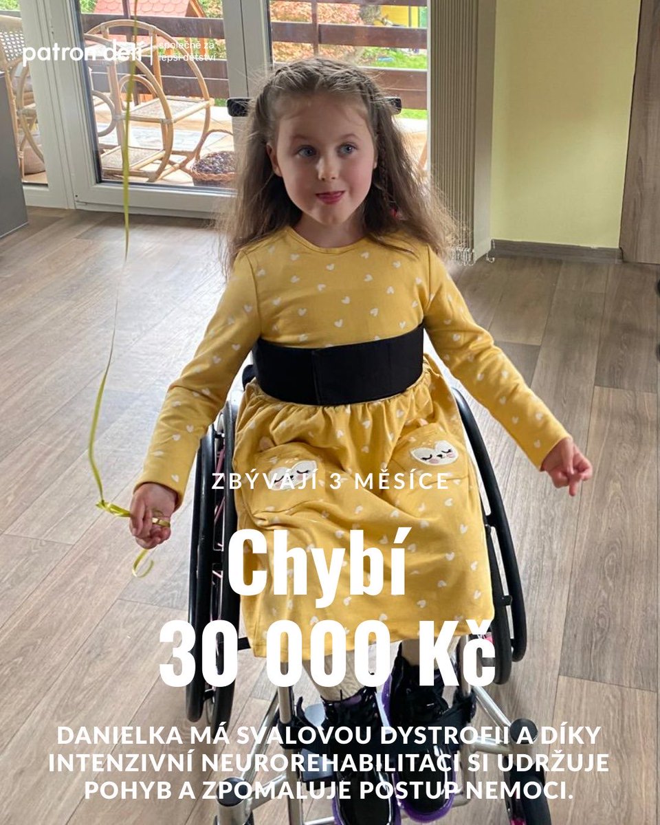 Vzácná onemocnění mají mnoho podob – a za každým z nich je konkrétní dítě a jeho příběh. 💛
👉 Pomoci můžete na webových stránkách Patron dětí a podpořit děti se vzácným onemocněním:
patrondeti.cz/vzacnaonemocne…

Děkujeme, že v tom nejsou samy. ✨🙏