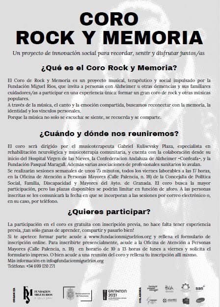 asenhos's tweet photo. Colaboramos con https://t.co/KESYF6Z3Y1 en "Coro Rock y Memoria", proyecto que utiliza el rock cómo herramienta de estimulación cognitiva,emocional y social dirigida a personas con deterioro cognitivo y sus familias.
🎸Porque la memoria también suena a rock🎸
@ConFEAFA @asanec https://t.co/c0VwLsqazj