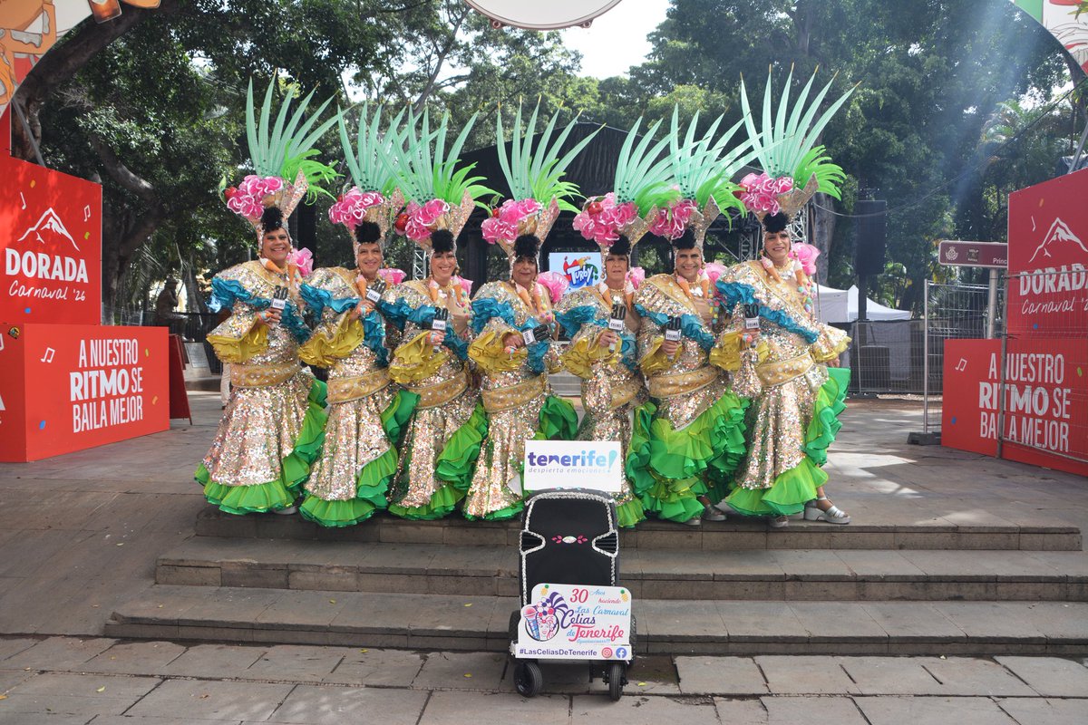 "LAS CELIAS DE TENERIFE" CUMPLEN 30 AÑOS.
Uno de los grupos emblemáticos del carnaval chicharrero cumple la friolera de 30 años en nuestra fiesta, con el diseño "Gelato" de Borja Abreu. Uno de sus fundadores y alma del grupo, Javier García nos enseña la fantasía. #CarnavalSC26