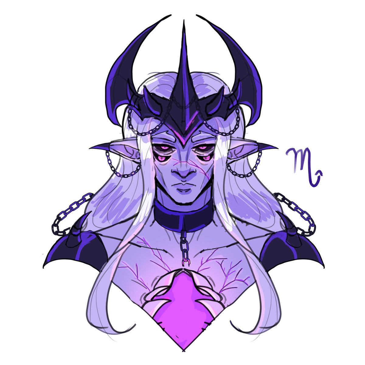 Aquario e Escorpiao ♒️♏️

designs pra um futuro rpg de zodiacos narrado pelo meu amado