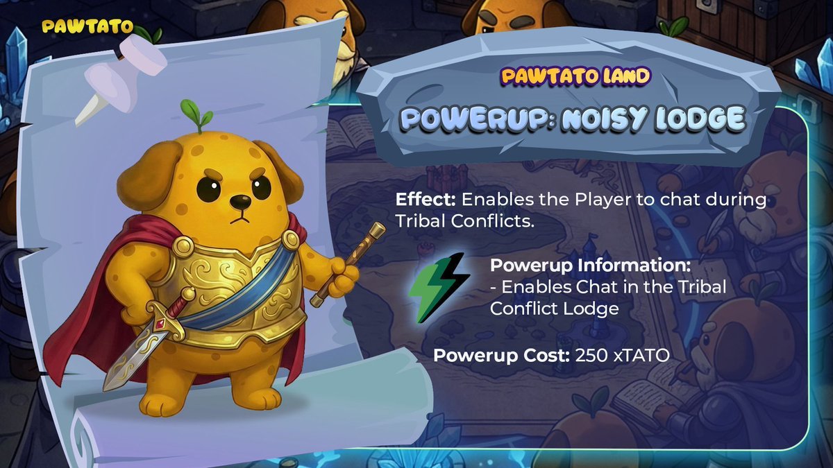 𝗡𝗲𝘄 𝗣𝗼𝘄𝗲𝗿𝘂𝗽: 𝗡𝗼𝗶𝘀𝘆 𝗟𝗼𝗱𝗴𝗲 ⚡

Tribal Conflicts are coming, and the battlefield isn’t just about strength, it’s about strategy, timing, and communication.

With the Noisy Lodge Powerup, players can chat during Tribal Conflicts, sharing plans, calling out