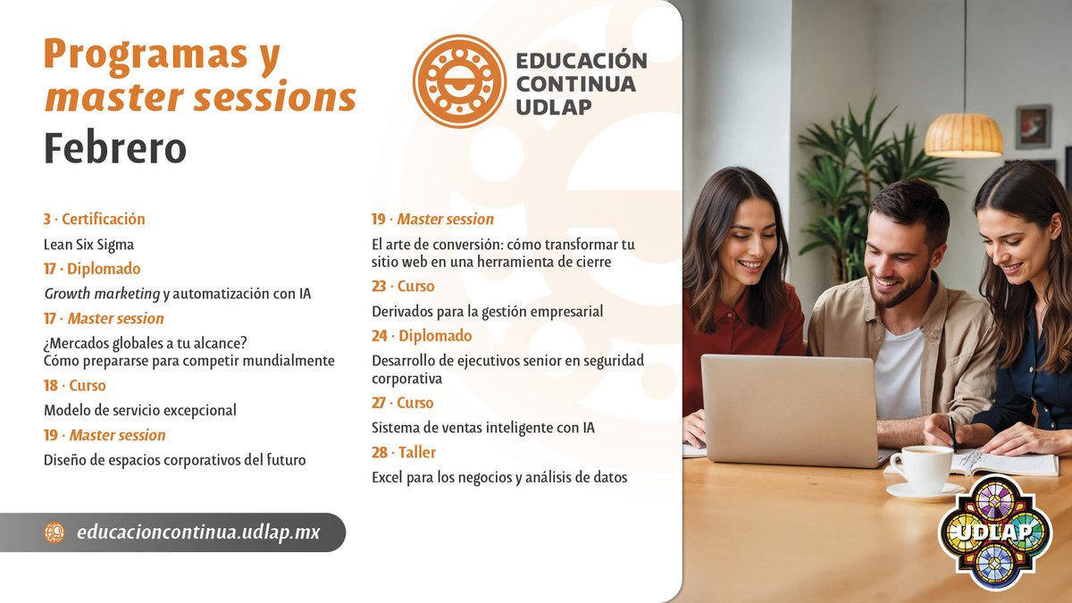 UDLAP Educación Continua tweet media
