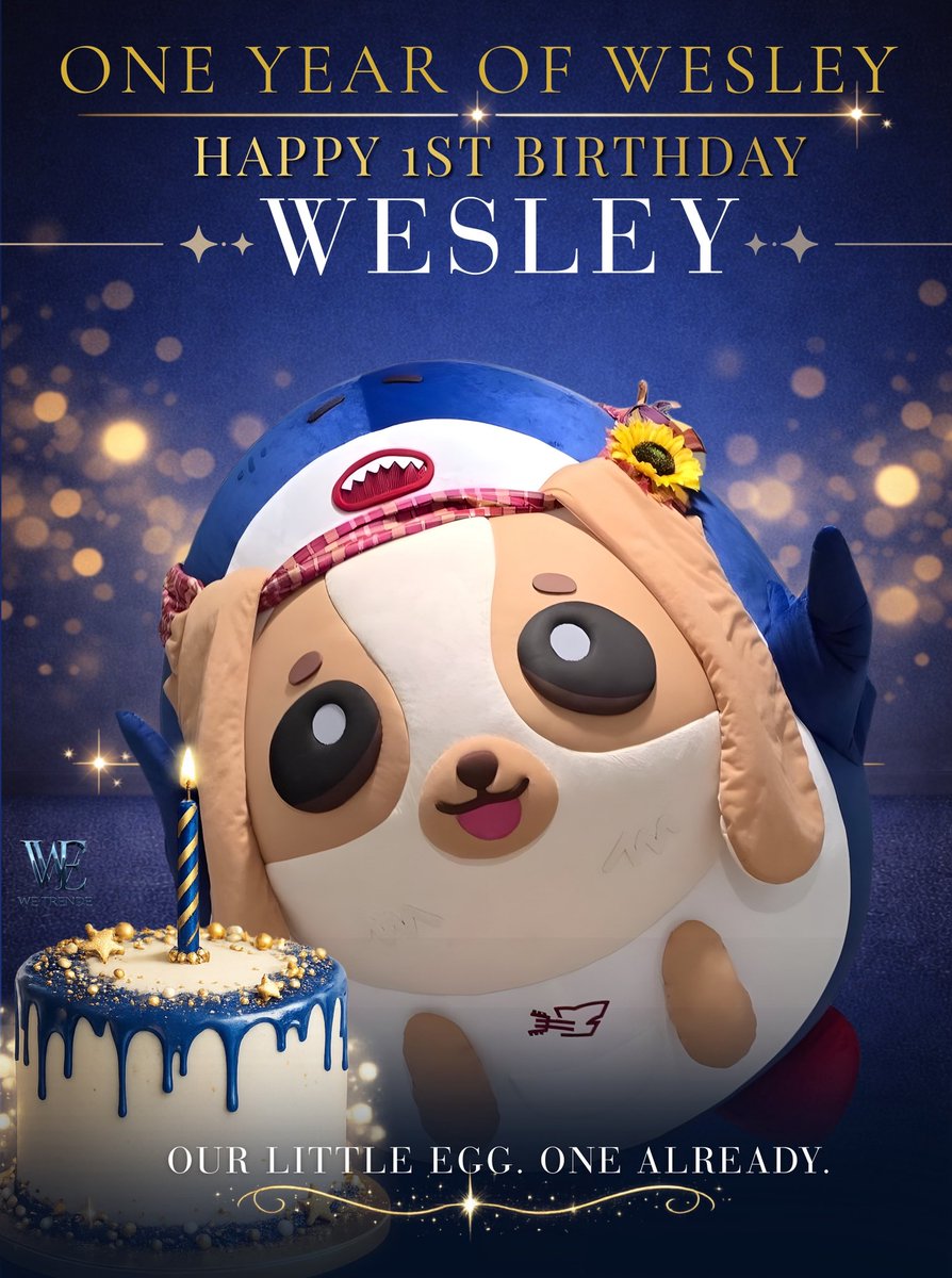 Happy 1st Birthday to our little Nong Wesley 🐾<a href="/wesley_gmmtv/">WESLEY</a>

It’s after midnight in Thailand and officially Wesley’s 1st birthday. It’s only been one year with you, but somehow you’ve already filled our hearts with so much joy, laughter, and unexpected happiness. From tiny