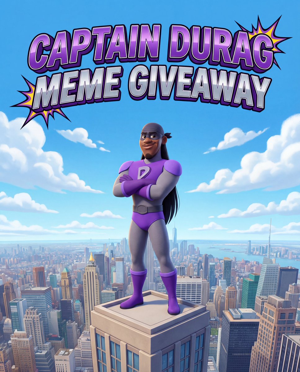 Giving away 1 SOL each to the top 3 Captain Durag memes made in the next 24 hours!

to enter:
> like, rt, and comment
> post a captain durag meme on X

winners will be determined by engagement and quality

good luck!