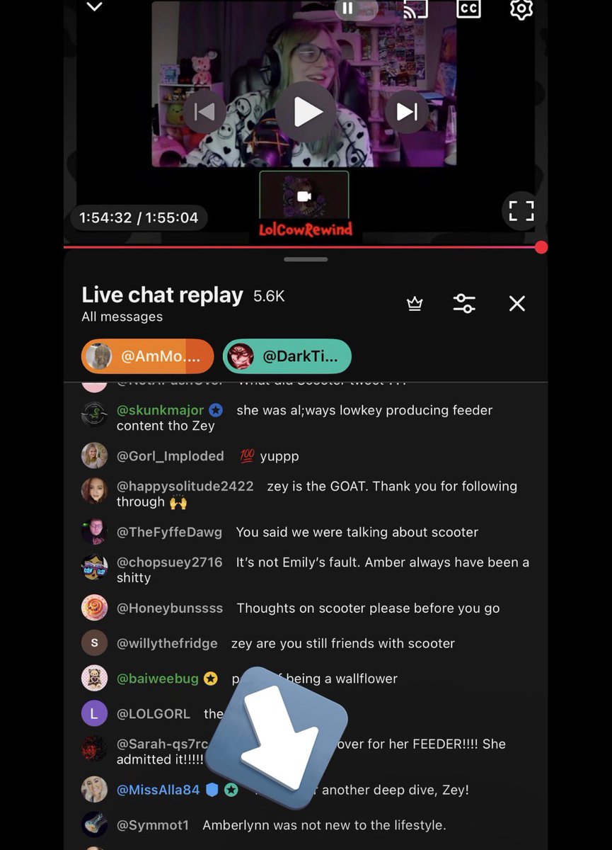 Emily Franz leaving comments on this live confirming Amber not being new with feederism #lolcow #lcu #emilyfranz #AmberlynnReid #FoodieBeauty #gorlworld
