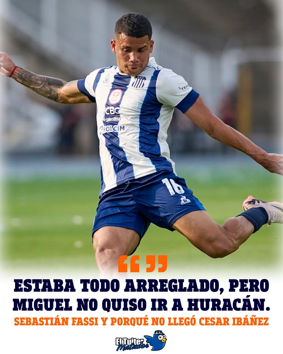 En la entrevista con <a href="/351Deportes/">351 Deportes</a>, Sebastián Fassi habló de 𝗖𝗲́𝘀𝗮𝗿 𝗜𝗯𝗮́𝗻̃𝗲𝘇: el lateral izquierdo que Talleres buscó y por el cual hubo negociaciones formales, que finalmente no se concretaron.

✍️ ❝La idea era que viniera Cesar Ibáñez y que Miguel Navarro vaya a