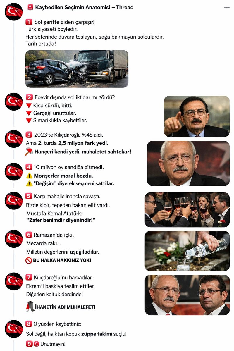 numancengizhan's tweet photo. https://t.co/c5wetAtuEJ
Kaybedilen Seçimin Anatomisi
Hançerler de İbni Mülcemler de bitmedi... #halkweb #NumanCengiz
@herkesicinCHP @kilicdarogluk https://t.co/01WvyWEypa