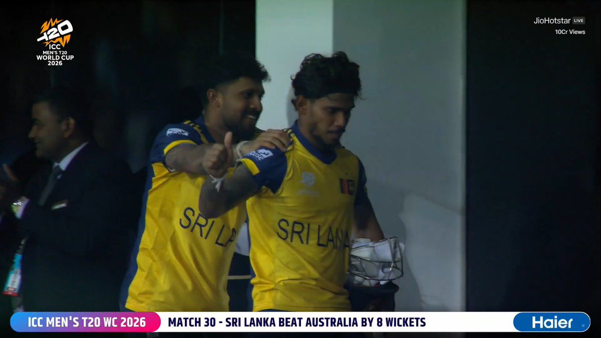 🚨 HISTORY BY PATHUM NISSANKA 🚨

- Pathum Nissanka is the first Asian batter to score a Hundred while chasing in T20 World Cup history. 🤯