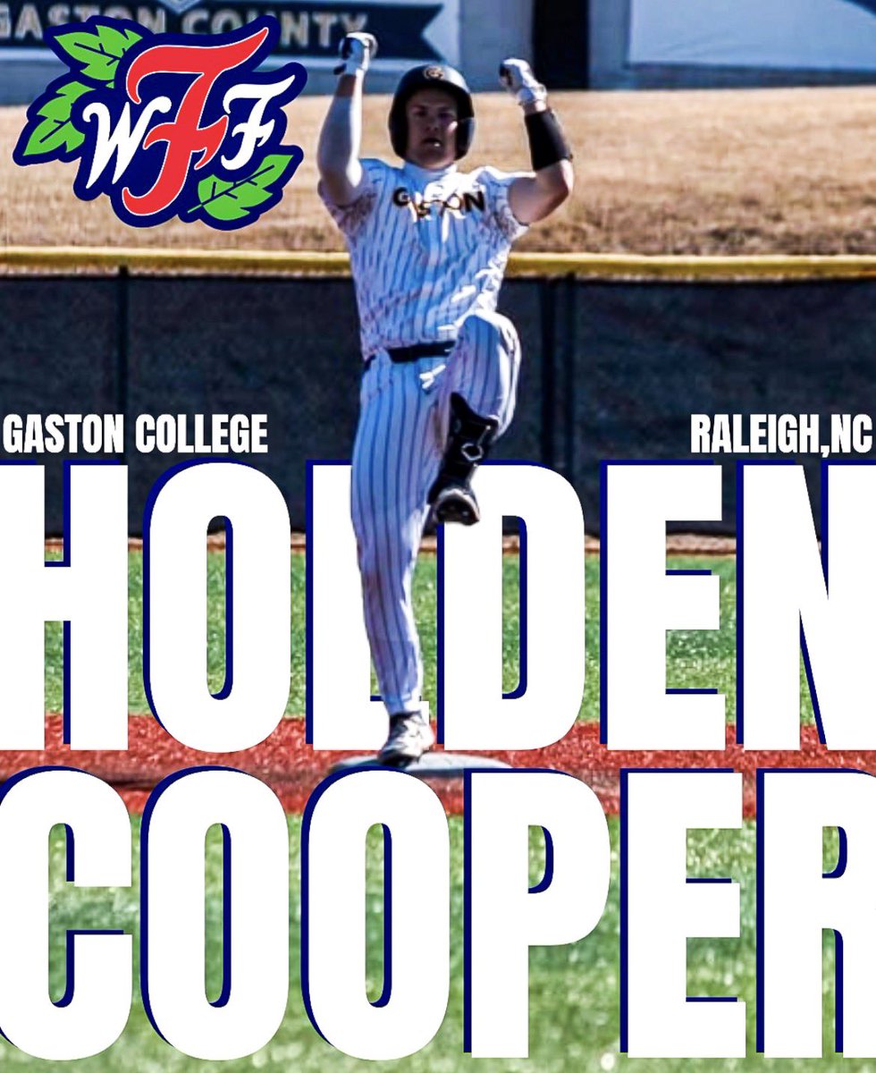 RollFUNGO's tweet photo. Welcome Holden Cooper!

We are excited to watch this infielder from Gaston College play under the Flaherty lights this summer! 🔥 https://t.co/D2tVsVY3gB
