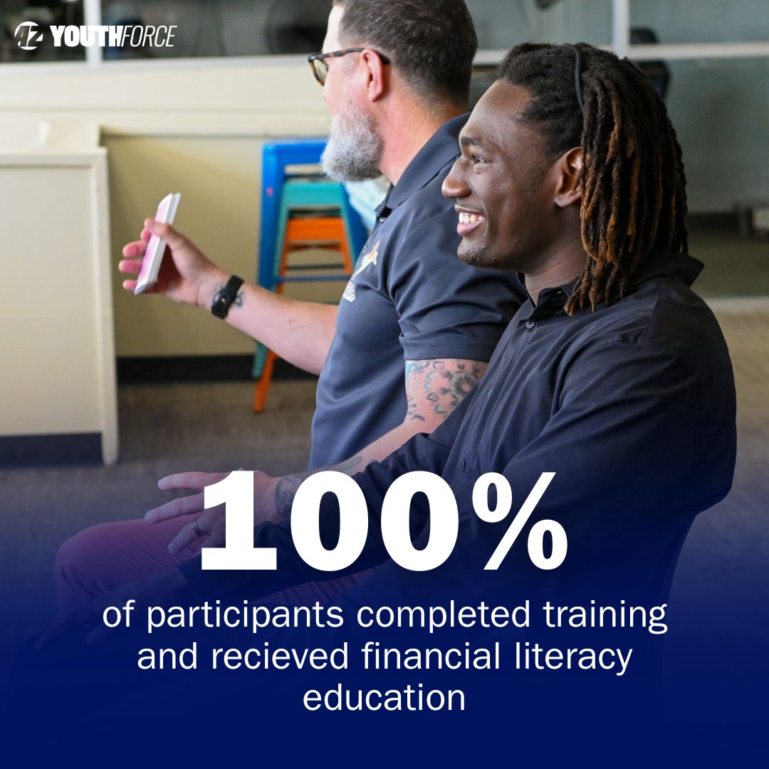azyouthforce's tweet photo. Too many young people face barriers to graduation, employment, and long-term financial stability. #AZY is intentionally structured so participants don’t just access opportunity, they move through it, build skills, and finish strong!

https://t.co/8AIaUYcQY6. https://t.co/b4cvjTzmmz