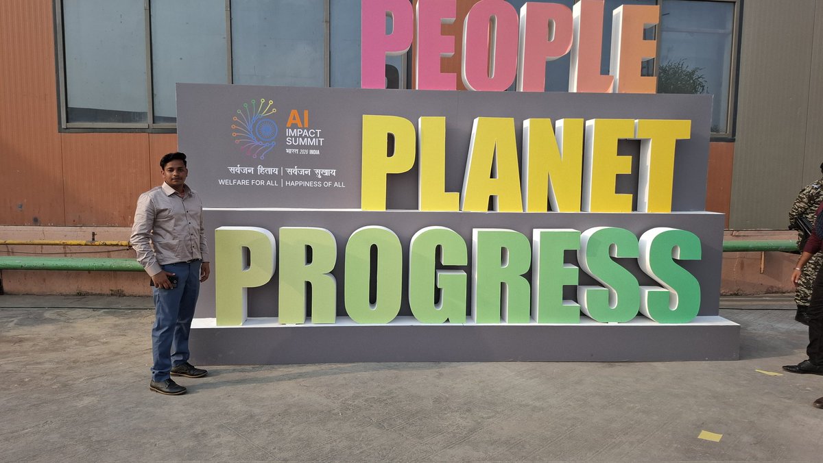 crsatya_x's tweet photo. Today I attended the India AI Impact Summit 2026 at Bharat Mandapam, New Delhi.
Powerful discussions on how AI is shaping governance, innovation, and India’s digital future.
The AI era is no longer coming-it’s already here. 🤖🇮🇳 #AIForAll #IndiaAllmpactExpo2026 #IndiaAl #Al https://t.co/f9udiTWgcZ